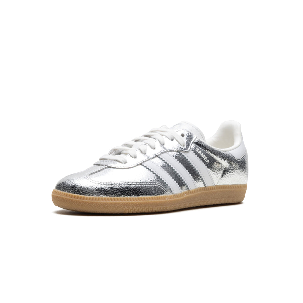 Samba OG "Silver Metallic Cracked Leather"